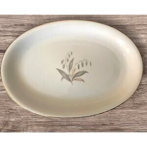 Vintage Kaysons Golden Rhapsody | Serving Platter | Gold Edging | 12”x9” | EUC